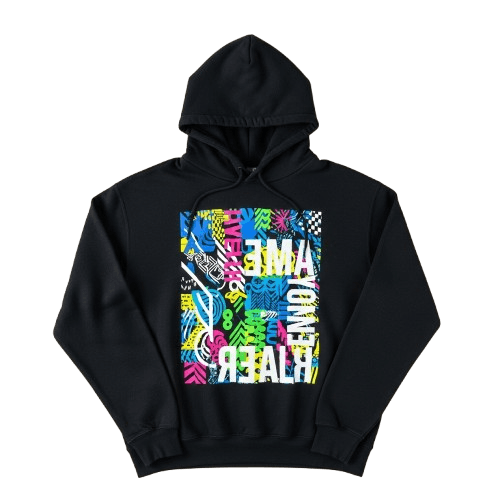 Graphic Black Hoodie