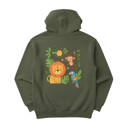 Graphic Green Hoodie