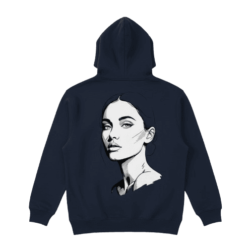 Graphic Blue Hoodie