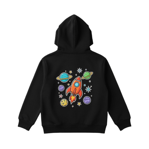 Graphic Black Hoodie