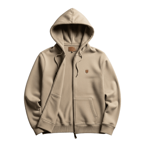 Zip-Up Black Hoodie - Bottom Right