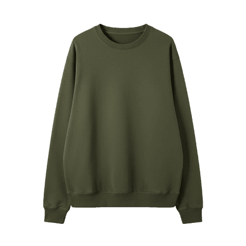 Plain Green Hoodie - Bottom Right